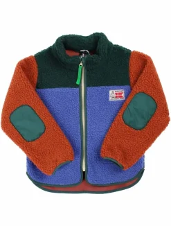 Danodder Fleece Jacket Dark Duck/Royal Blue/Rust