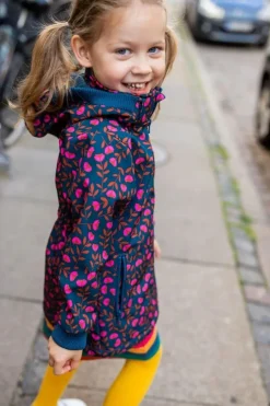 Danolivia Softshell Dusty Navy Fleuri