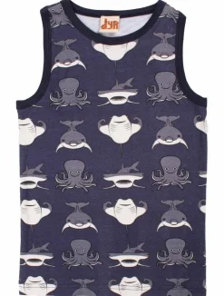Dyrbark Undie Set Aop Grey Marine Marineliv