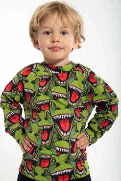 Dyrbellow Sweat Aop/Strib Army T-Rex