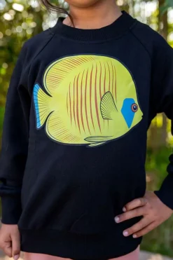Dyrbellow Sweat Black Fanefisk