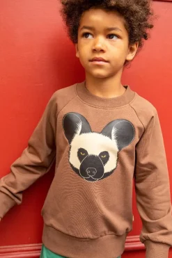 Dyrbellow Sweat Brown Vildhund
