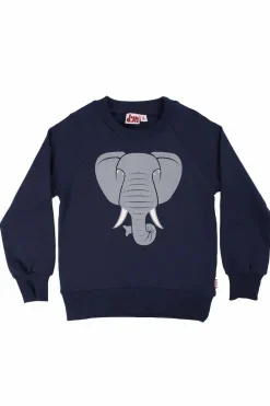 Dyrbellow Sweat Navy Glitter Elefant