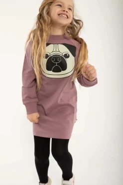 Dyrfurry Sweat Dress Clay Viola Mopslys