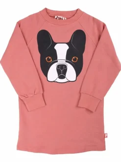 Dyrfurry Sweat Dress Old Rose Frenchie