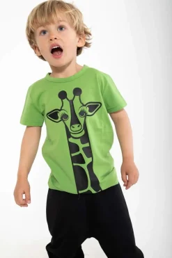 Dyrgrowl T Olive Giraf