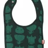 Dyrmunchie Bib Black Green Tykhuder Aop