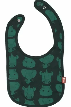 Dyrmunchie Bib Black Green Tykhuder Aop
