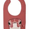 Dyrmunchie Bib Old Rose Skildpadde
