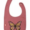 Dyrmunchie Bib Vintage Rose Sommerfugl