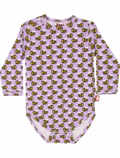 Dyrquack Suit Aop/Strib Soft Viola Bier