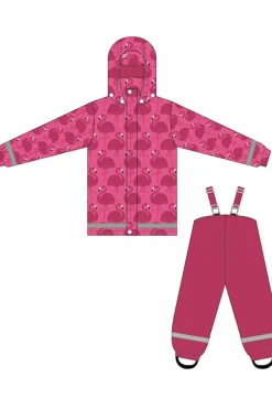Dyrseason Rain Set Pink Flamingos
