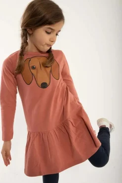 Dyrzanzi Dress Ls Old Rose Gravhund