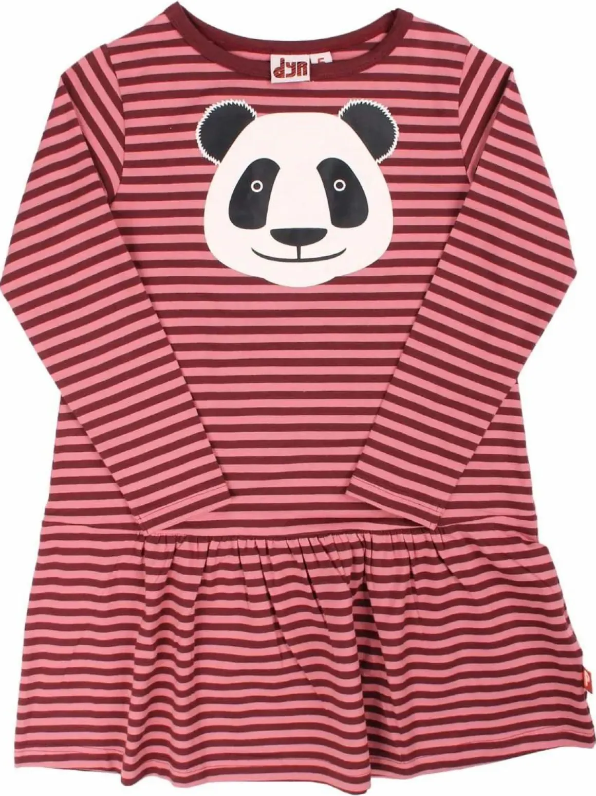 Dyrzanzi Dress Ls Red Wine/Old Rose Panda