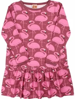Dyrzanzi Ls Dress Aop/Strib Old Rose/Lovely Rose Falmingo