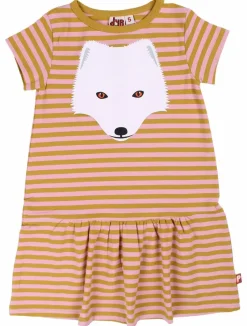 Dyrzanzi Ss Dress Aop/Strib Occer/Soft Pink Polarraev