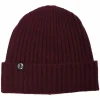 Ess - Cashmere Rib Beanie Dk Bordeaux