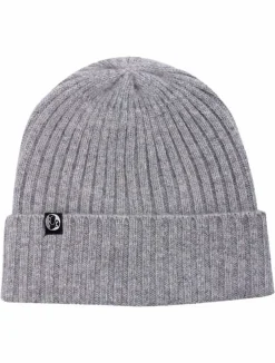 Ess - Cashmere Rib Beanie Hthr Grey