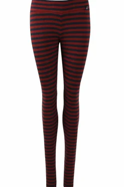 Ess - Danebuddy Leggings Dk Navy/Redwine