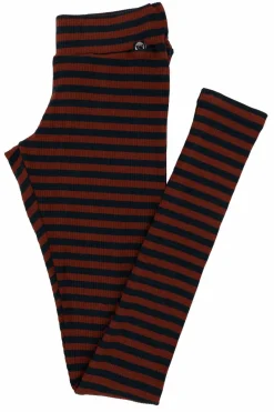 Ess - Danebuddy Leggings Dk Navy/Redwine