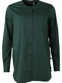 Ess - Joy Poplin Shirt Black Green