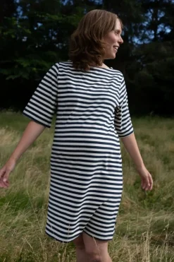 Ess - Sukker Dress Dk Navy/Chalk