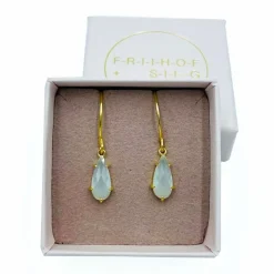 Friihofsiig Oreringe Oval Drabe Iceblue