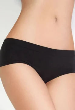 Giulia Culotte Vita Bassa Hipster Nero