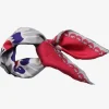 Les Belles Vagabondes Mini Silk Scarf Mogador Pink