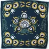 Les Belles Vagabondes Mini Silk Scarf Zora Navy