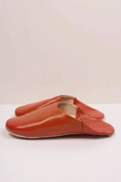 Marokkanske Babouche Tofler Burnt Orange