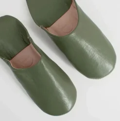 Marokkanske Babouche Tofler Olive