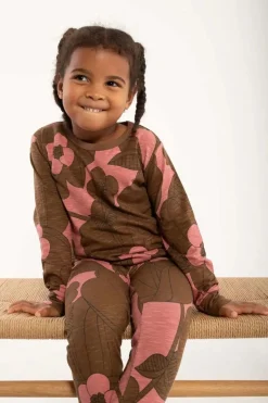 Organic - Danedvale Night Set Dk Navy/Brown Beige Bloom Boom