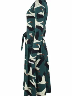 Organic - Danegudrun Interlock Dress Dark Duck Stork