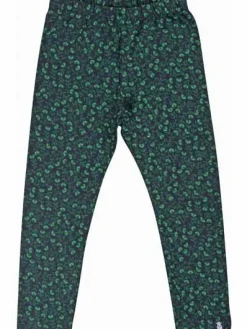 Organic - Danekanel Leggings Dark Navy Fleurie