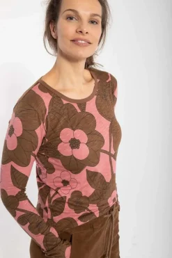 Organic - Danelotte Tee Beige Rose Bloom Boom