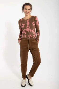 Organic - Danelotte Tee Beige Rose Bloom Boom
