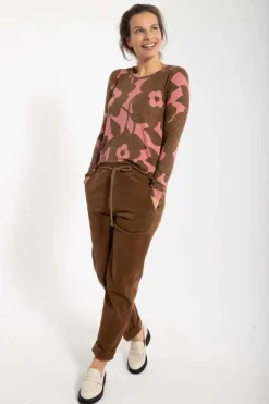 Organic - Danelotte Tee Beige Rose Bloom Boom