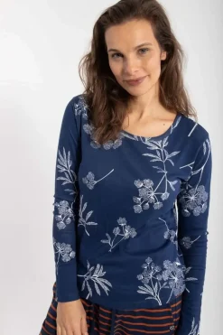 Organic - Danelotte Tee Marine/Chalk Hemlock