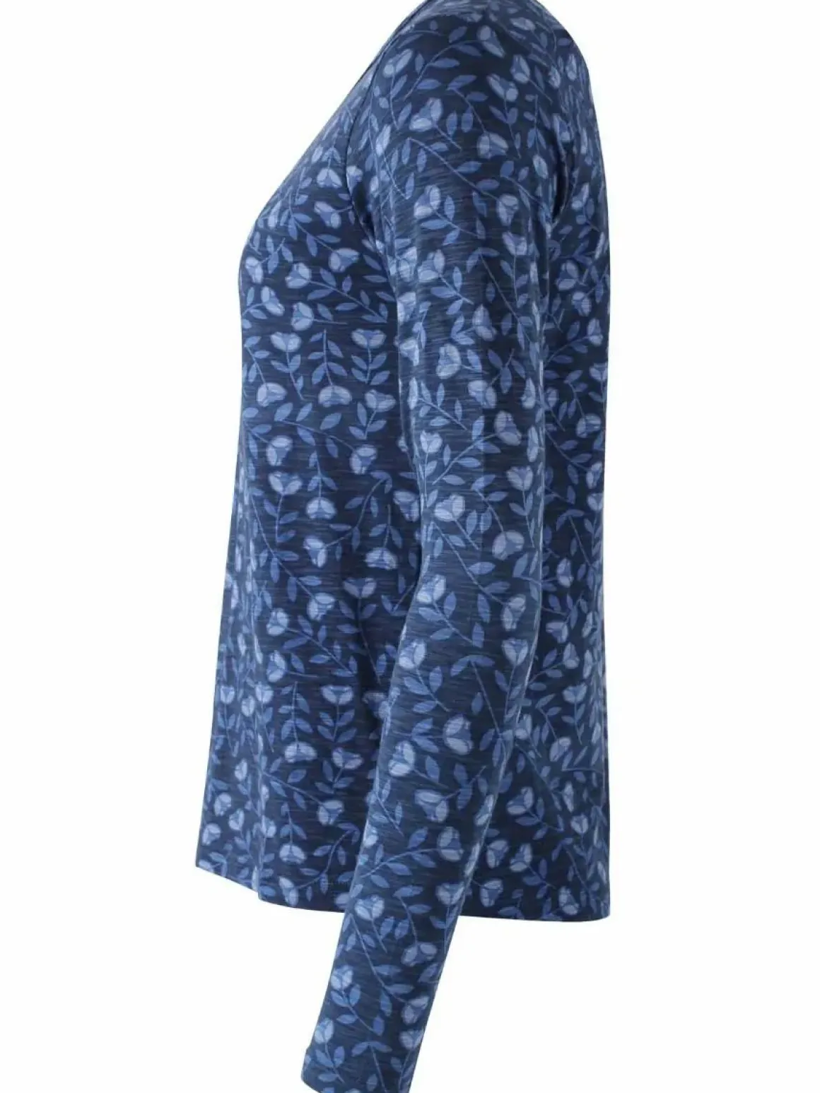 Organic - Danelotte Tee Marine/Cold Blue Fleurie