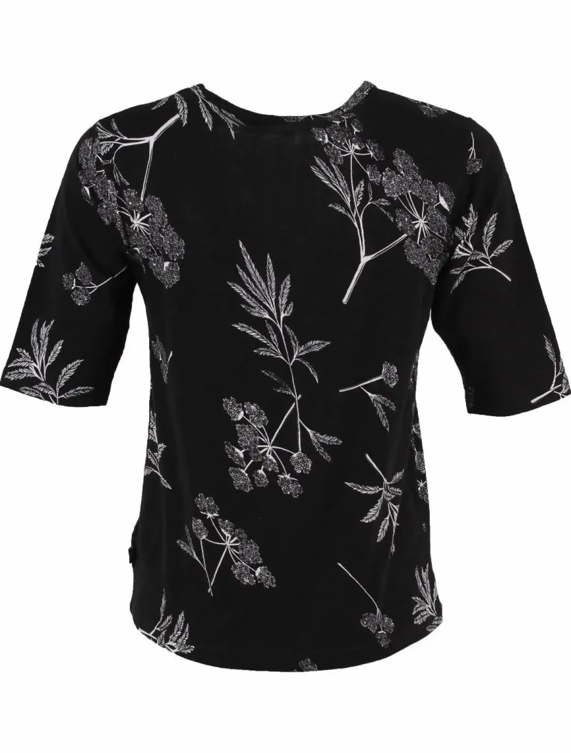 Organic - Danemanna Viscose Slub Tee Black Hemlock