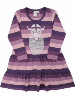 Organic - Danemiva Dress Eggplant Freja (Glitter)