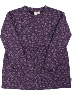Organic - Danemolly Dress Black Mauve Fleurie