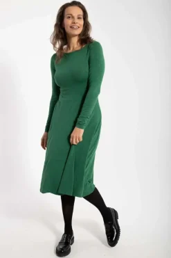 Organic - Danesigrid Viscose Dress Warm Khaki
