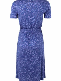 Organic - Danevenice Inter Dress Deep Marine Fleurie