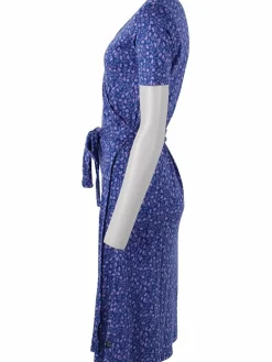 Organic - Danevenice Inter Dress Deep Marine Fleurie