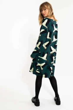 Organic - Danolivia Interlock Dress Dark Duck Stork