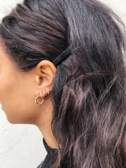 Pico Cph Andie Hoops Guldbelagt