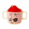 Rice Melamine Baby Kop Pink Jungle Animals