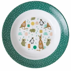 Rice Melamine Børneskal Green Party Animal